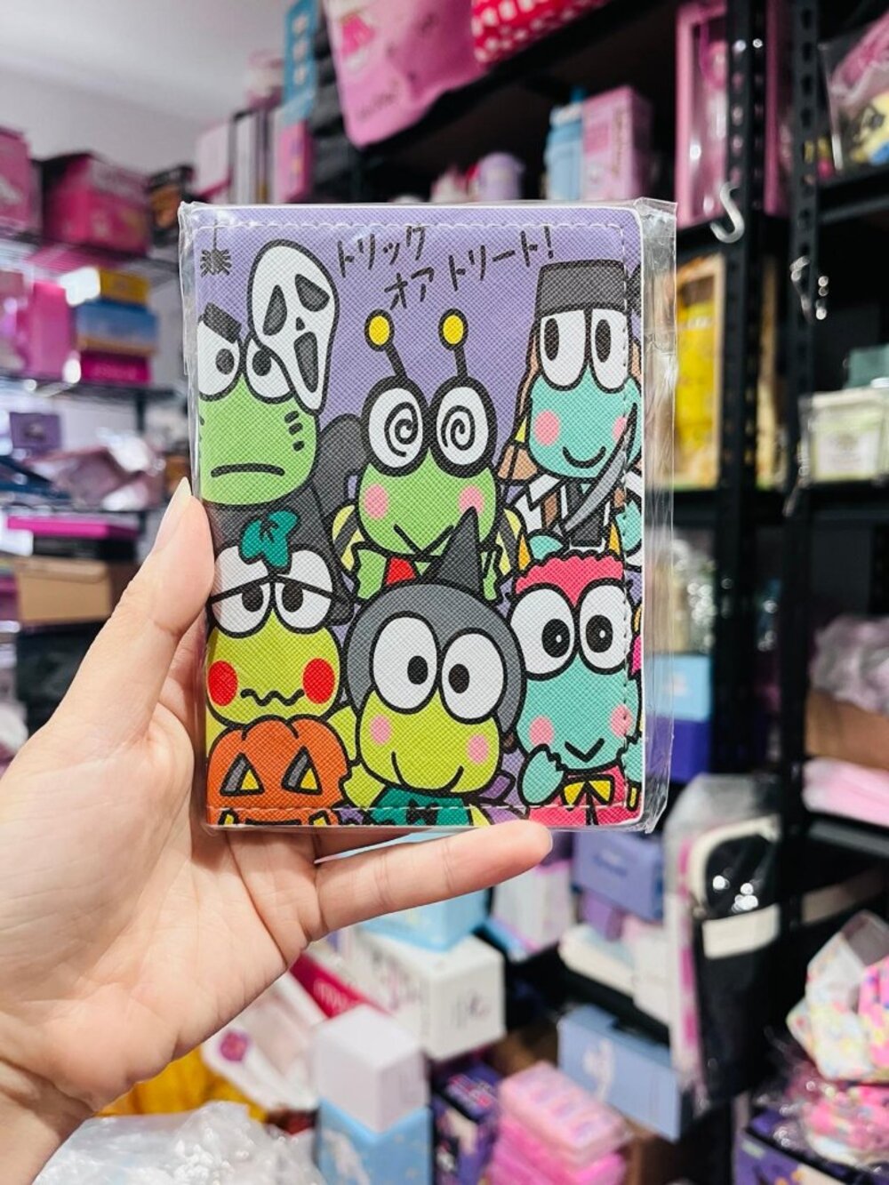 Sanrio Keroppi passport holder